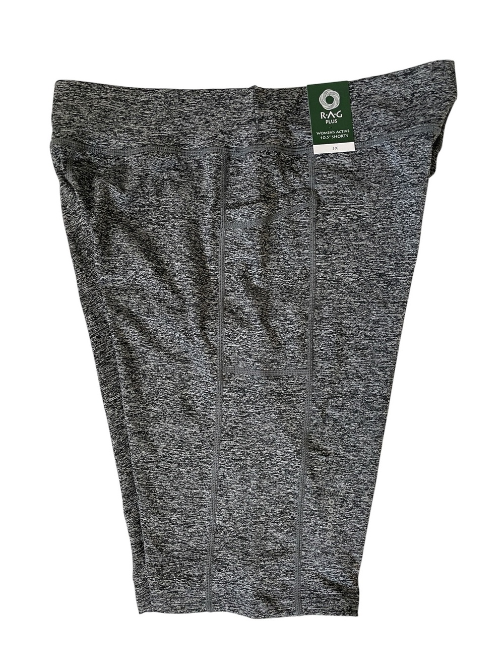 Rag Plus Women’s biker shorts- Heather gray size 3X - Picture 2 of 5
